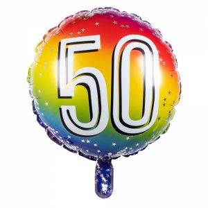 Folieballon '50' - Ø 45 cm