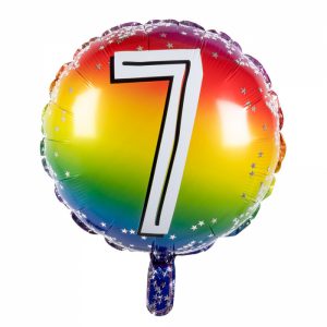 Folieballon '7' - Ø 45 cm