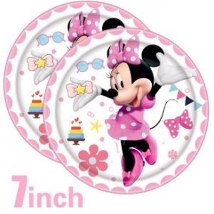 Minnie Mouse wegwerpbordjes (8st)