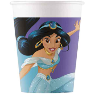 Set 8 papieren bekertjes - Princess Dreaming