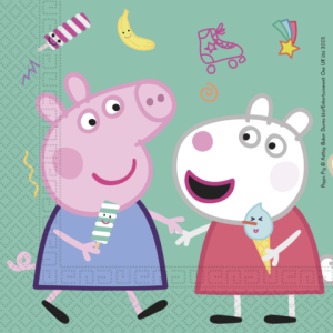 Set 20 papieren servetten - Peppa Big