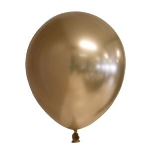 10 Ballonnen Chrome - Goud (30cm)