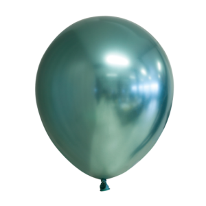 10 Ballonnen Chrome - Groen (30cm)