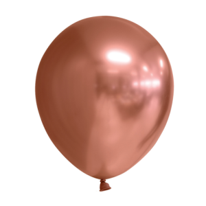 10 Ballonnen Chrome - Koper (30cm)