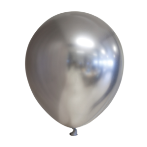 10 Ballonnen Chrome - Zilver (30cm)