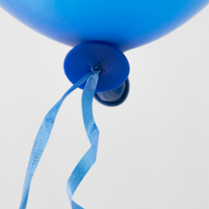 100 automatische snelsluiters met lint - blauw