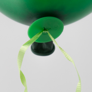 100 automatische snelsluiters met lint - groen