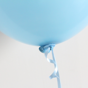 100 automatische snelsluiters met lint - licht blauw
