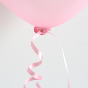 100 automatische snelsluiters met lint - roze