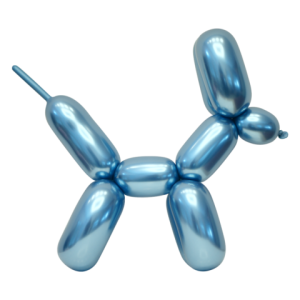 Modelleerballonen - Chrome - Blauw - 100st