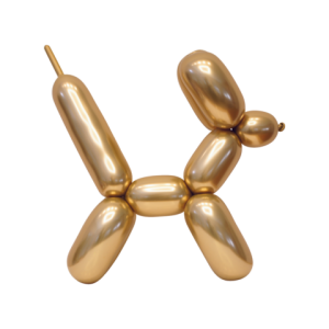 Modelleerballonen - Chrome - Goud - 100st