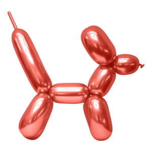 Modelleerballonen - Chrome - Rood - 100st