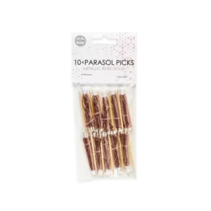 10 Parasol prikkers - Rosé Goud