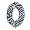 Folieballon - zebra - '0' (86 cm)