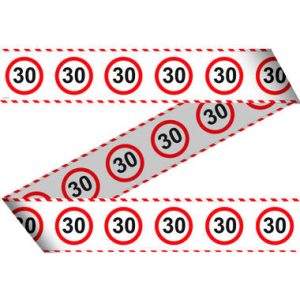 Afzetlint - 30 Jaar Verkeersbord (15m)