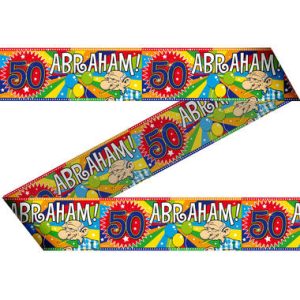 Afzetlint - 50 jaar Abraham (15m)