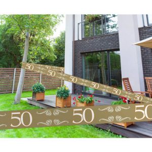 Afzetlint - 50 jaar Goud (15m)