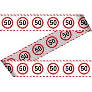 Afzetlint - 50 Jaar Verkeersbord (15m)