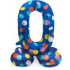 Staande folieballon - Stippen - '0' (72cm)