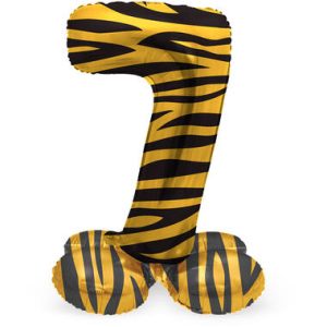 Staande folieballon - Tijger - '7' (72cm)