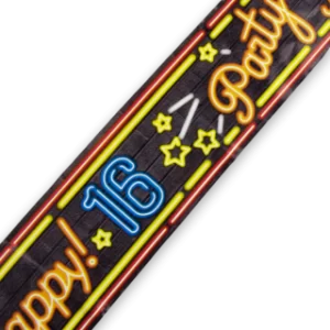 Neon Afzetlint - '16' (12m)