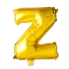 Folieballon letter 'Z' - Goud - 41cm