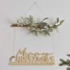 Goudkleurige Acryldecoratie - Merry Christmas