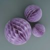 Honeycomb Papieren Decoratie - Paars